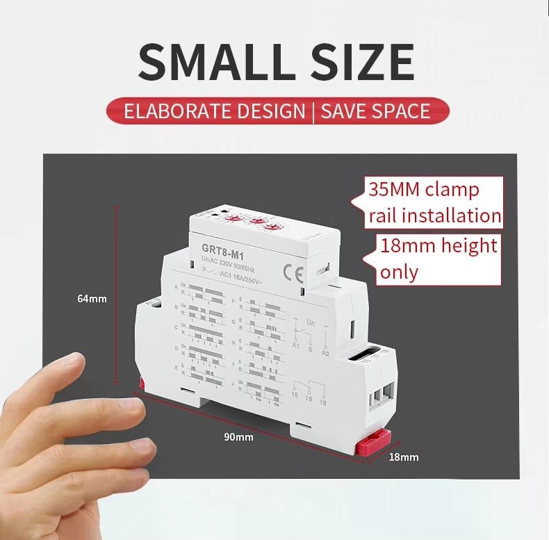 GEYA GRT8 - M1 Multifunction Time Relay - GEYA - Azar Group
