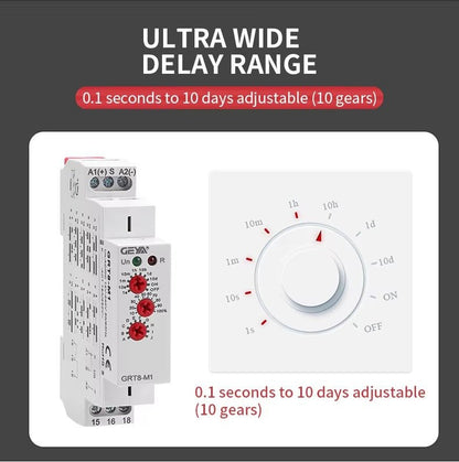 GEYA GRT8 - M1 Multifunction Time Relay - GEYA - Azar Group