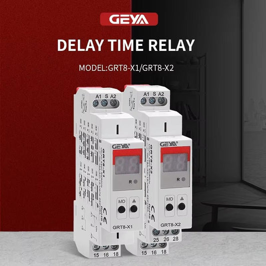 GEYA GRT8 - X1 Multifunctional Digital Display Time Relay - GEYA - Azar Group
