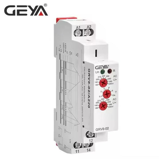 GEYA GRV8 - 02 Single Phase Voltage Monitoring Relay - GEYA - Azar Group