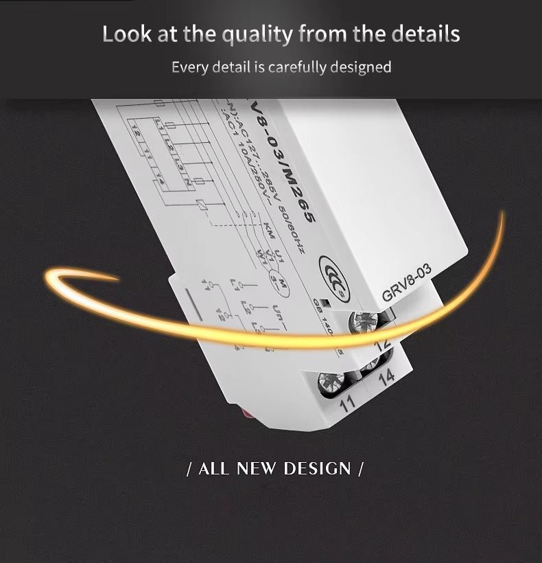 GEYA GRV8 - 03 3 Phase Voltage Relay - GEYA - Azar Group