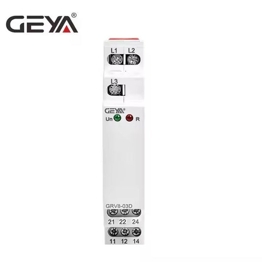 GEYA GRV8 - 03 3 Phase Voltage Relay - GEYA - Azar Group