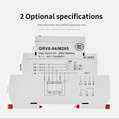 GEYA GRV8 - 04 3 Phase Voltage Relay M460 - GEYA - Azar Group