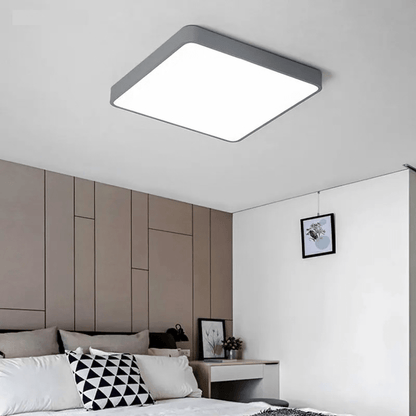 Grey Macaron LED 100W Square 50x50 Ceiling Light 4000K - Aura Lighting - Azar Group