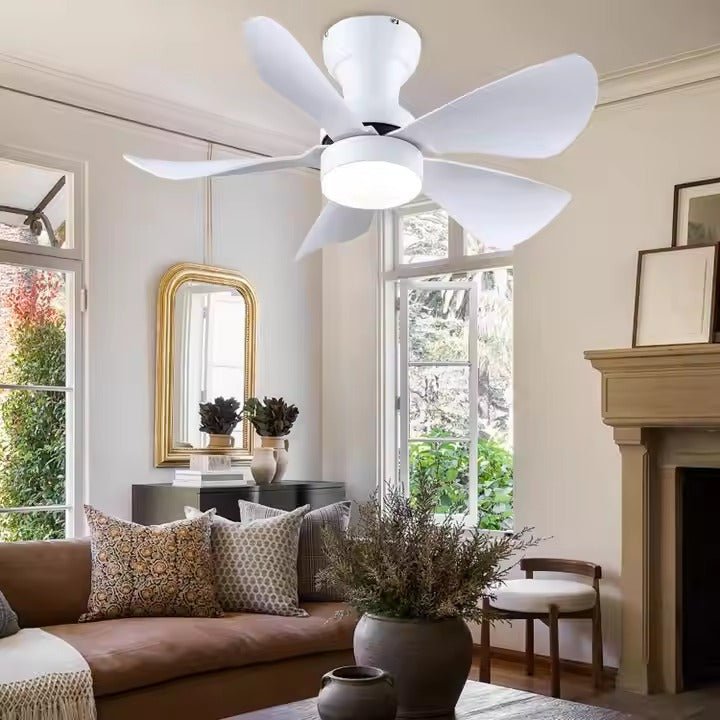 GS2252 29 - Inch Modern Ceiling Fan with LED Light - Ceiling Fan with Light - Aura Lighting - Azar Group