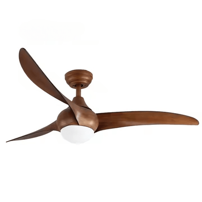 GS4345 52 - Inch Modern Ceiling Fan with Walnut Wood Finish - Ceiling Fan with Light - Aura Lighting - Azar Group