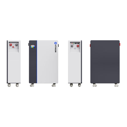 Hithium HeroEE 16 battery, side, front, side and back views