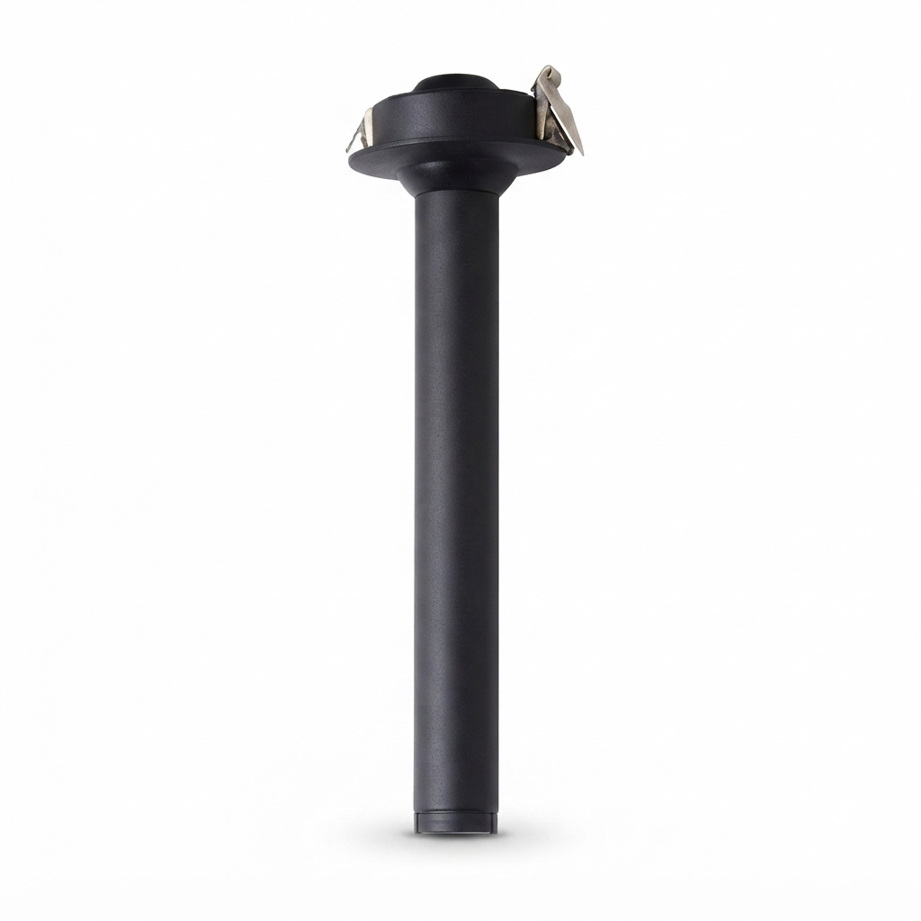 Aura Finger Light 12C021-H200MM 3000K black LED tube light on white background