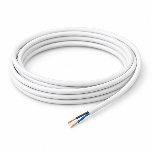 Astro NYLHY White Flexible Multi-Core Cable 500V - 100 Yard Coil