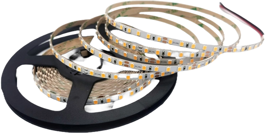 Aura LED Strip 2835 24V 120D 5MM 8W (10M/Roll, 5CM Cut, Dimmable)