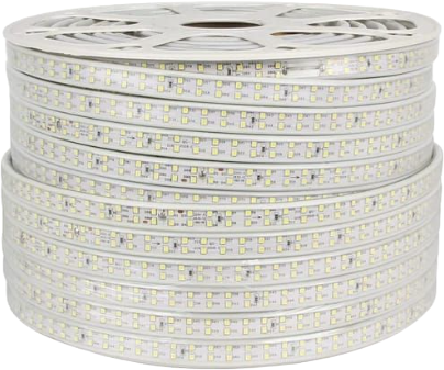 Aura LED Strip 2835 240L 15MM Double Line 220V 15W (10CM Cut, Silicone Cover, Non-Dimmable)