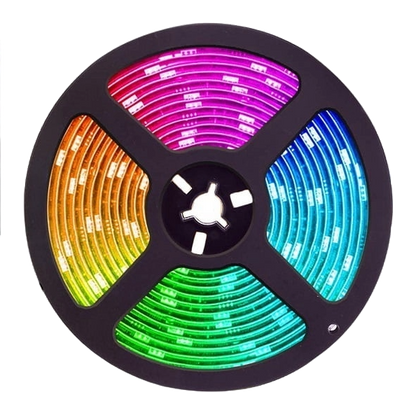 Aura LED Strip 24V RGBCW 18W 60L 12MM (10M/Roll, Dimmable, Dynamic Effects)