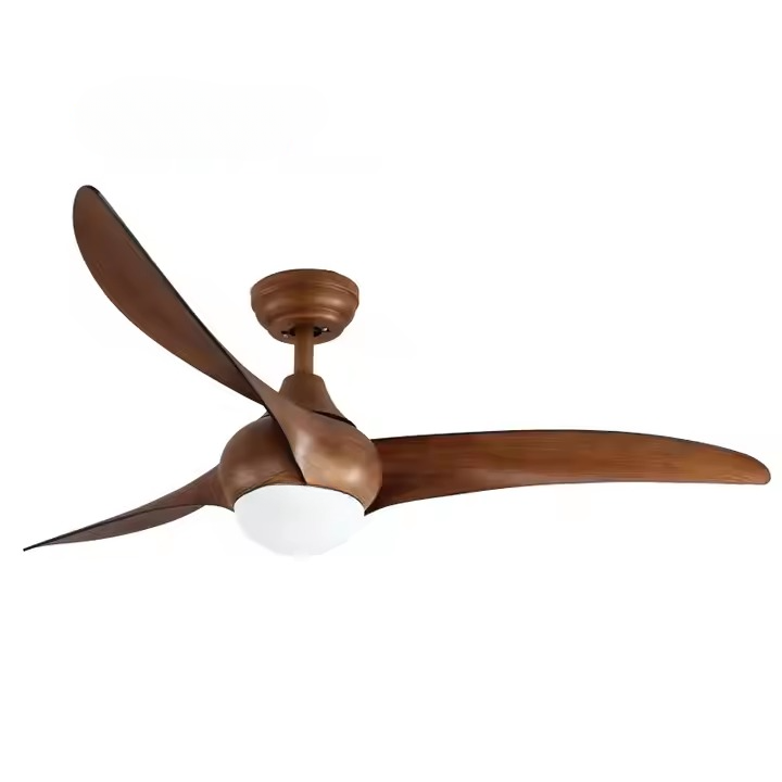 GS4345 52-Inch Modern Ceiling Fan with Walnut Wood Finish