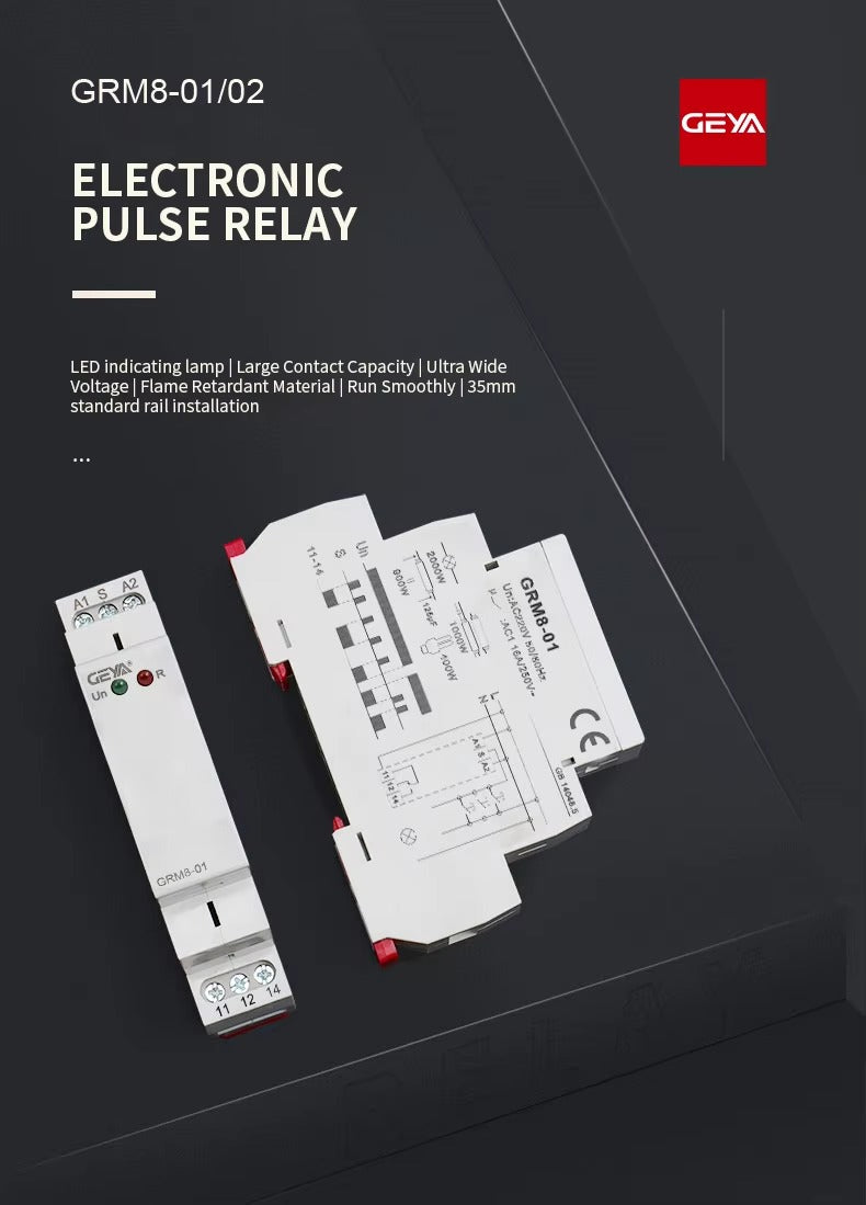 GEYA GRM8-01 Memory & Latching Relay