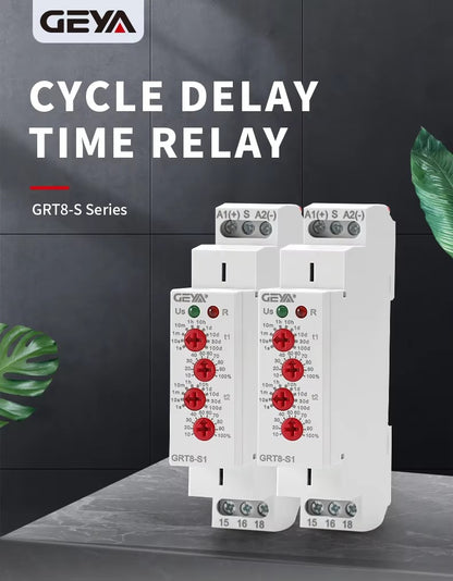 GEYA GRT8-S1 Asymmetric Cycler Timer Relay