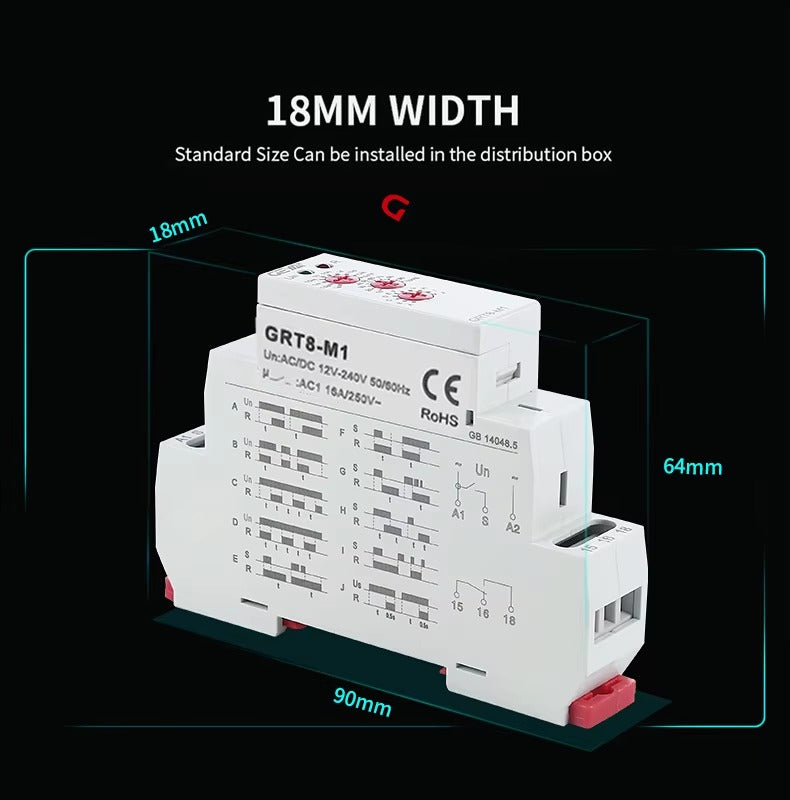 GEYA GRT8-M1 Multifunction Time Relay