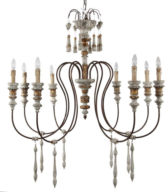 AUR-PEND-SY88036-8 Carlotta 8-Light Chandelier