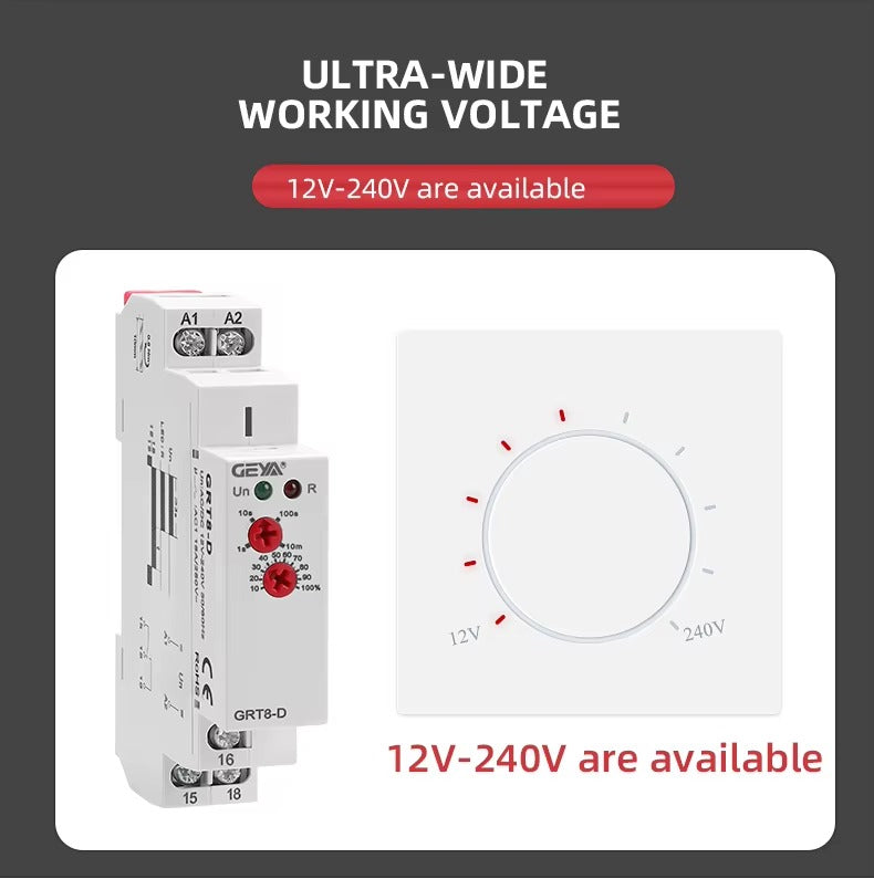 GEYA GRT8-D Delay OFF Without Supply Voltage