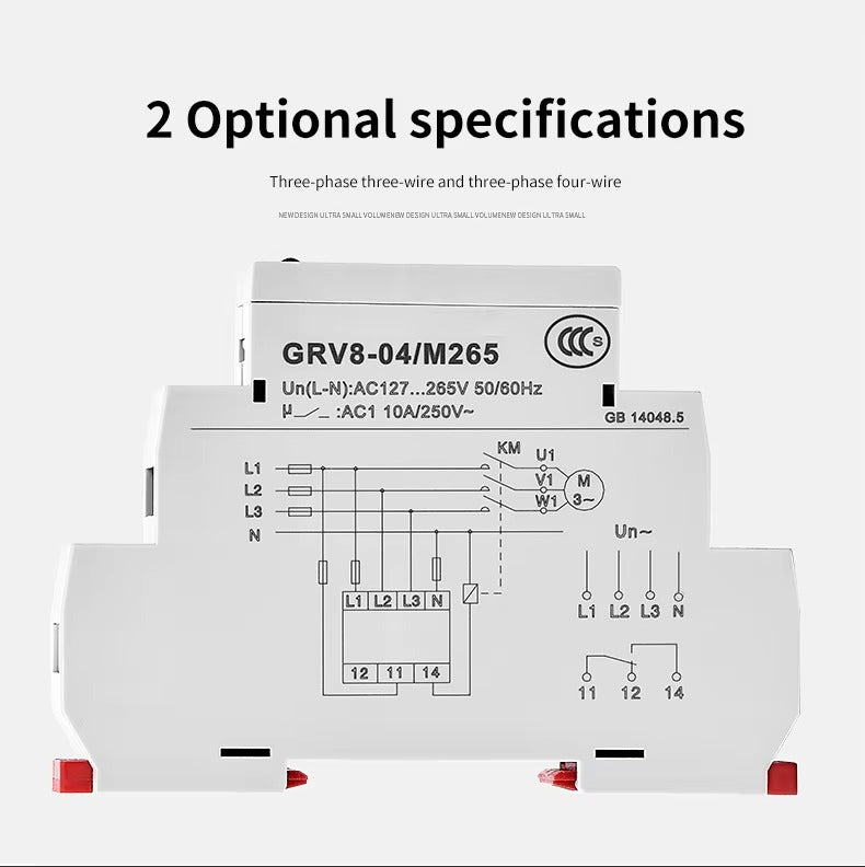 GEYA GRV8-04 3 Phase Voltage Relay M460