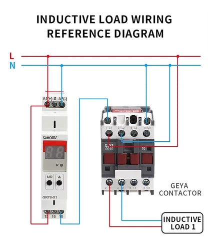 GEYA GRT8-X1 Multifunctional Digital Display Time Relay