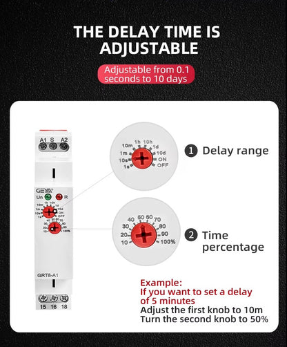 GEYA GRT8-A1 Single Function Time Relay