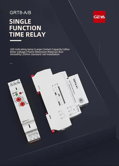 GEYA GRT8-A1 Single Function Time Relay