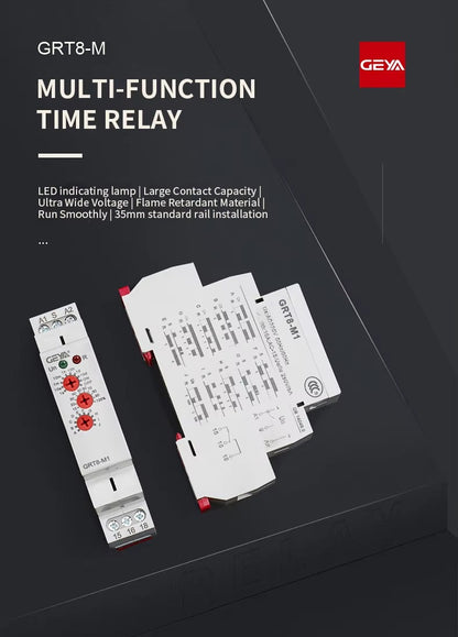 GEYA GRT8-M1 Multifunction Time Relay