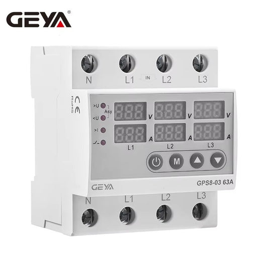 GEYA GPS8-03 Voltage / Current Protector Three Phase