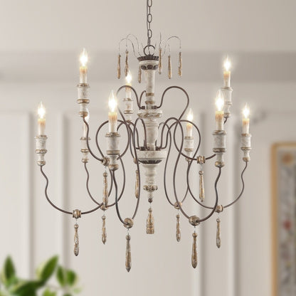 AUR-PEND-SY88036-8 Carlotta 8-Light Chandelier