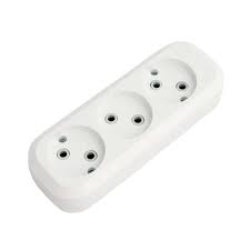 V.E.M. 3-Way Rewirable Multi-Socket (Ungrounded) - 1619CN V.E.M.