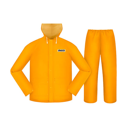 INGCO 12632999821630 PVC Rain Suit Size L