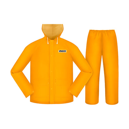 INGCO 12633000247614 PVC Rain Suit Size XXXL