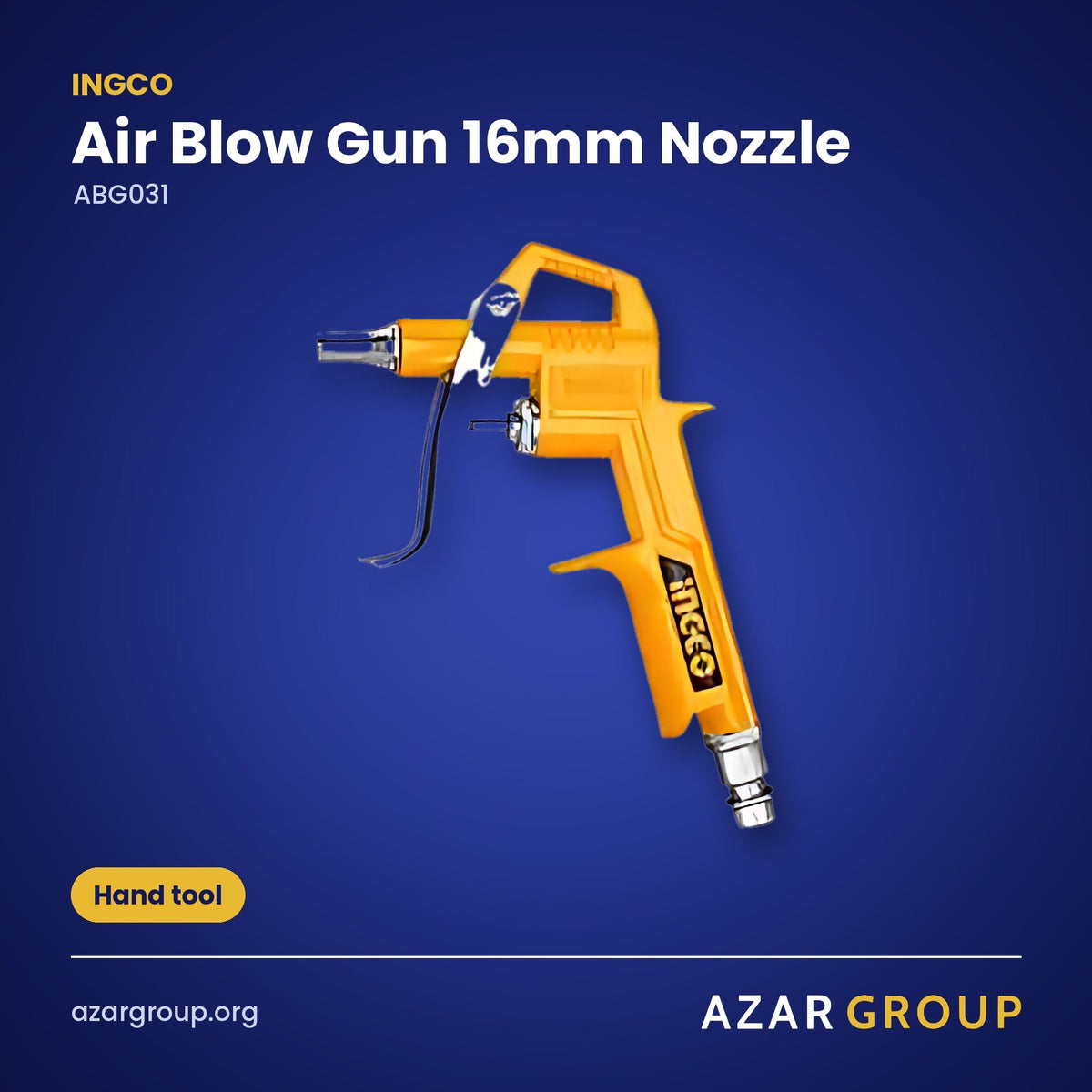 INGCO ABG031 Air Blow Gun 16mm Nozzle – Hand tool