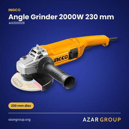 INGCO AG200028 Angle Grinder 2000W 230 mm – 230 mm disc