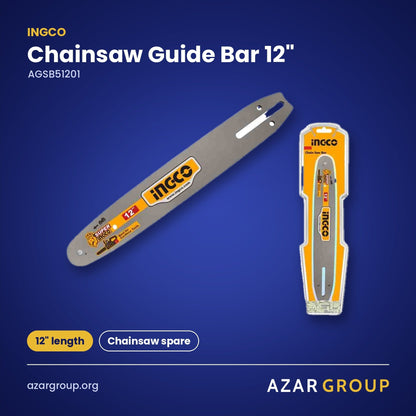 INGCO AGSB51201 Chainsaw Guide Bar 12" – 12" length, Chainsaw spare