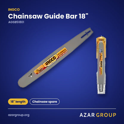 INGCO AGSB51801 Chainsaw Guide Bar 18" – 18" length, Chainsaw spare