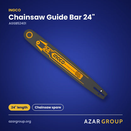 INGCO AGSB52401 Chainsaw Guide Bar 24" – 24" length, Chainsaw spare