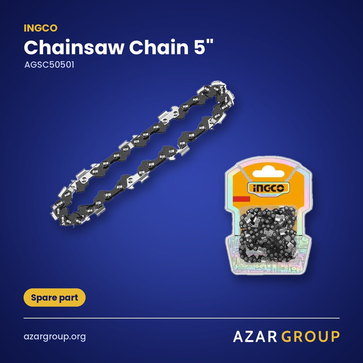 INGCO AGSC50501 Chainsaw Chain 5" – Spare part