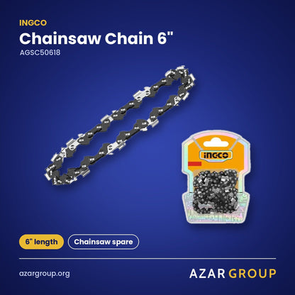 INGCO AGSC50618 Chainsaw Chain 6" – 6" length, Chainsaw spare