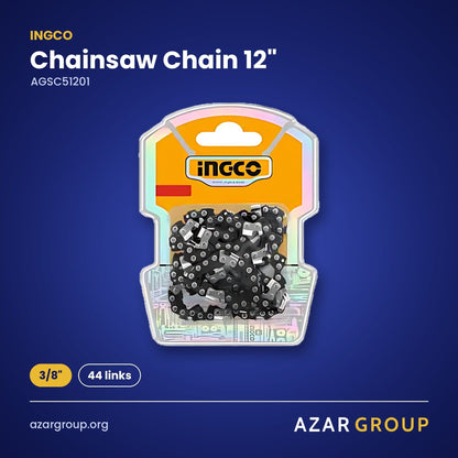 INGCO AGSC51201 Chainsaw Chain 12" – 3/8", 44 links
