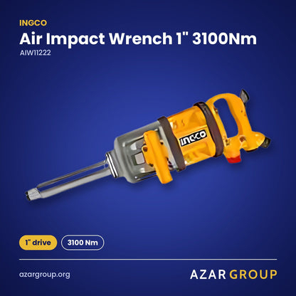 INGCO AIW11222 Air Impact Wrench 1" 3100Nm – 1" drive, 3100 Nm