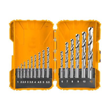INGCO AKDL51502 HSS M2 Metal Drill Bit Set 15 pcs