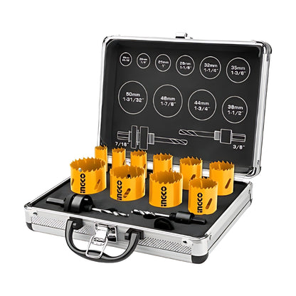 INGCO AKH0121 Hole Saw Set 12 pcs