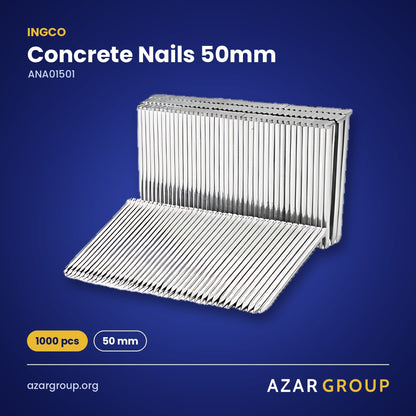 INGCO ANA01501 Concrete Nails 50mm – 1000 pcs, 50 mm
