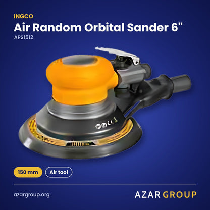 INGCO APS1512 Air Random Orbital Sander 6" – 150 mm, Air tool