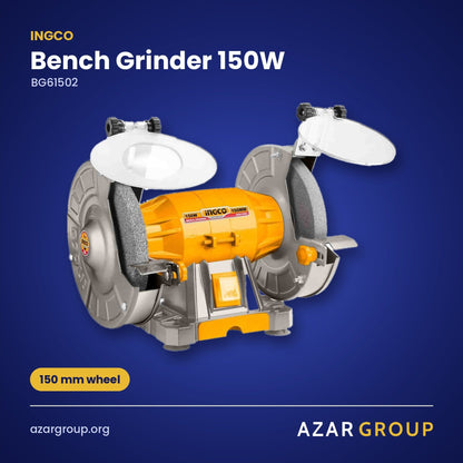 INGCO BG61502 Bench Grinder 150W – 150 mm wheel