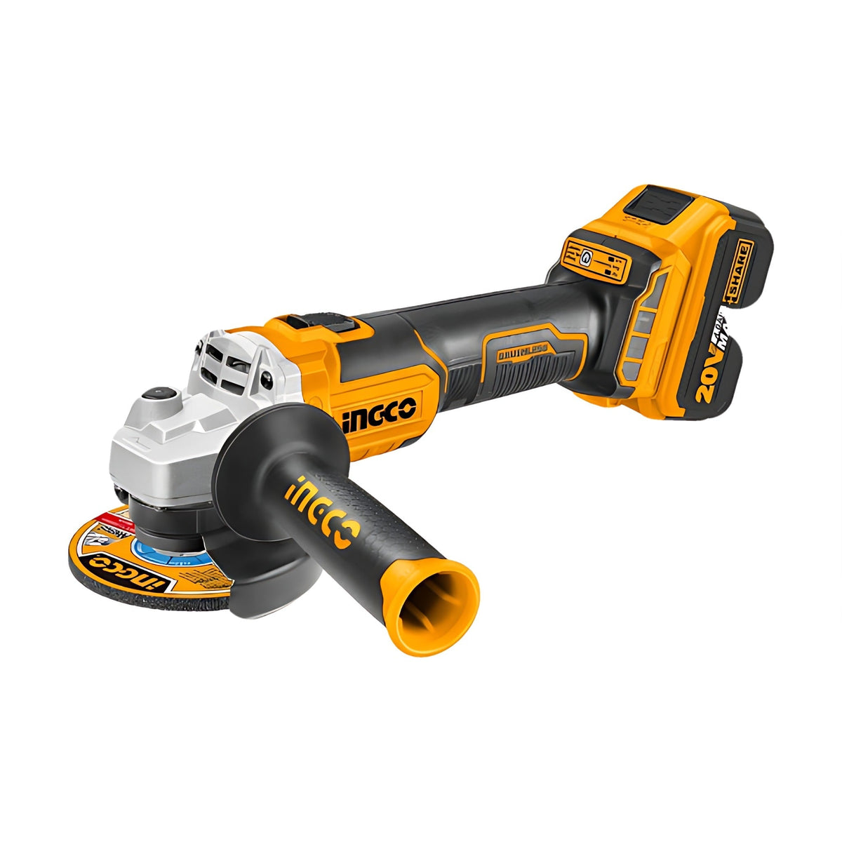 INGCO CAGLI2011582 Cordless Angle Grinder 20V