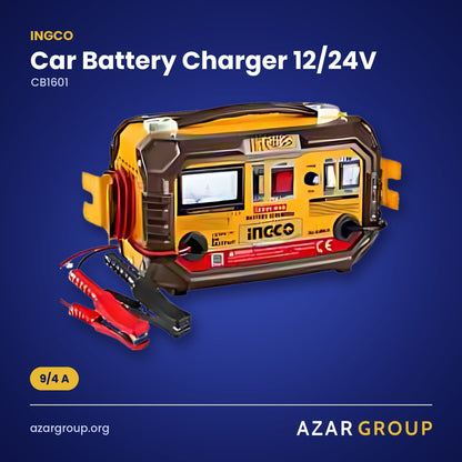 INGCO CB1601 Car Battery Charger 12/24V – 9/4 A
