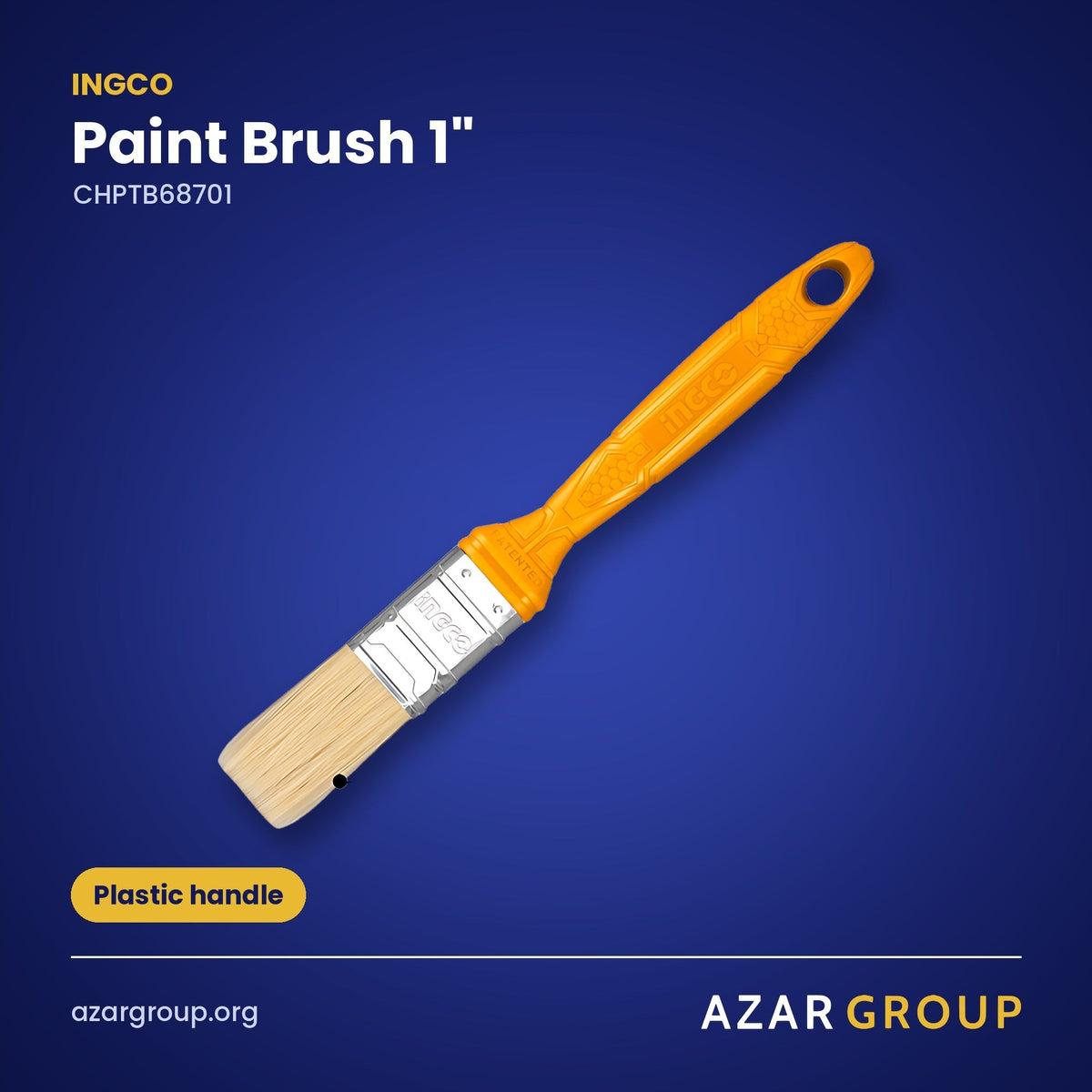 INGCO CHPTB68701 Paint Brush 1" – Plastic handle