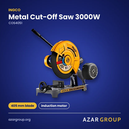 INGCO COS4051 Metal Cut-Off Saw 3000W – 405 mm blade, Induction motor